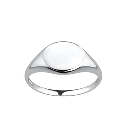 Wholesale Silver Oval Signet Ring