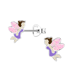 Wholesale Silver Fairy Stud Earrings