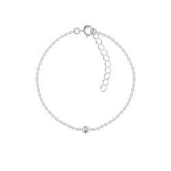 Simple Round CZ Solid 925 Sterling Silver Necklace For Women $5.64
