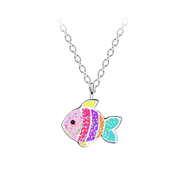Wholesale Silver Fish Necklace