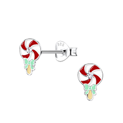 Wholesale Silver Candy Stud Earrings