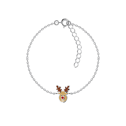 Wholesale Silver Reindeer Bracelet