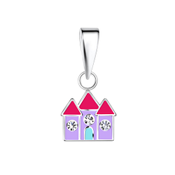 Wholesale Silver Castel Pendant