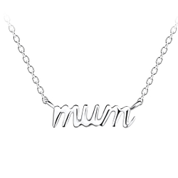 Wholesale Silver Mum Necklace