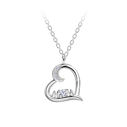 Wholesale Silver Heart Necklace