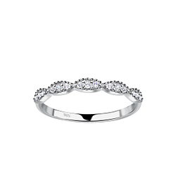 Wholesale Silver Patterned Ring