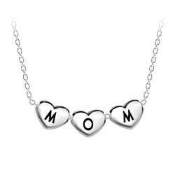 Wholesale Silver Mom Necklace