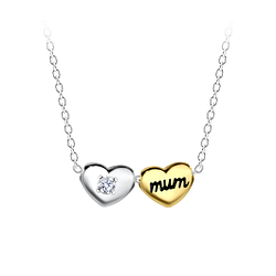 Wholesale Silver Mom Necklace