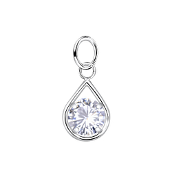 Wholesale Silver Tear Drop Pendant