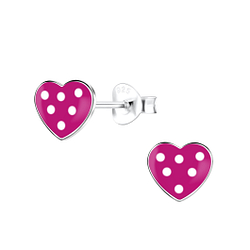 Wholesale Silver Heart Stud Earrings