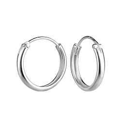 Wholesale 14mm Silver Hoop Earrings