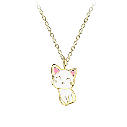 Wholesale Silver Cat Necklace