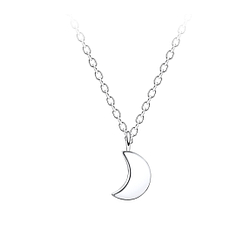 Wholesale Silver Moon Necklace