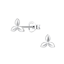 Wholesale Silver Flower Stud Earrings 