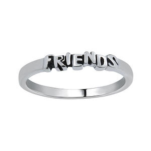 Wholesale Silver Friends Ring