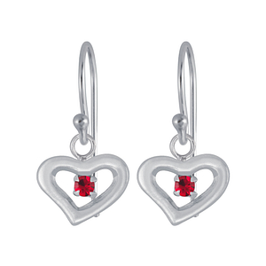 Wholesale Silver Heart Earrings