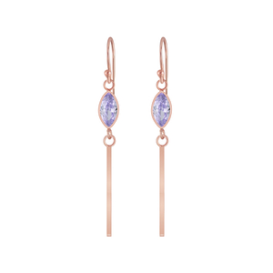Wholesale Silver Marquise Cubic Zirconia Earrings