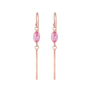 Wholesale Silver Marquise Cubic Zirconia Earrings