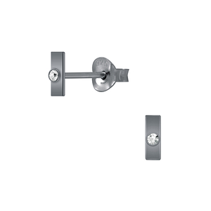 Wholesale Silver Bar Stud Earrings