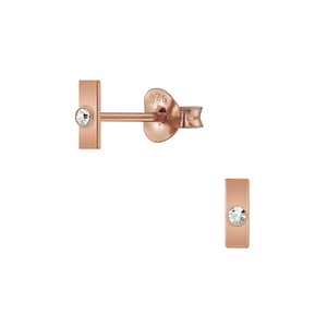 Wholesale Silver Bar Stud Earrings