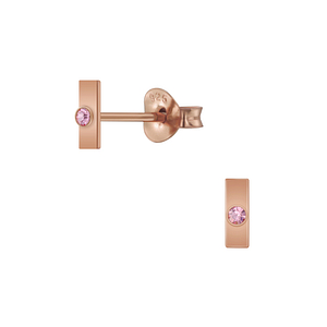Wholesale Silver Bar Stud Earrings