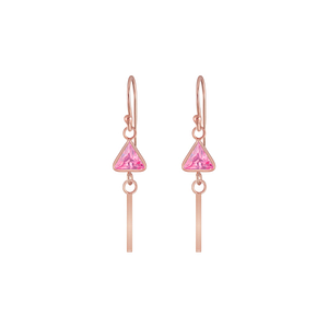 Wholesale Silver Geometric Cubic Zirconia Earrings