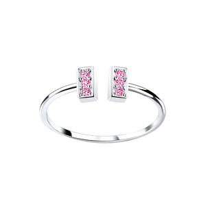 Wholesale Silver Bar Open Ring