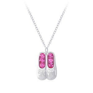 Wholesale Silver Ballerina Necklace
