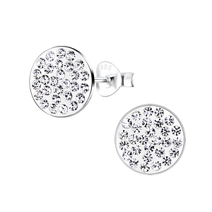 Wholesale Silver Round Stud Earrings