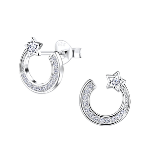 Wholesale Silver Star Stud Earrings