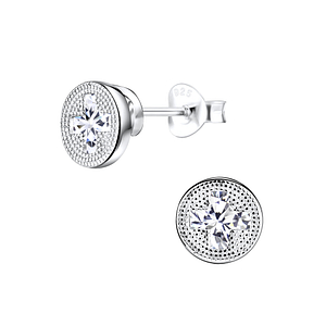 Wholesale Silver Cross Stud Earrings