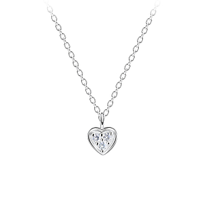 Wholesale Silver Heart Necklace