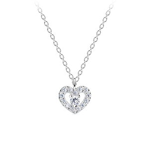 Wholesale Silver Heart Necklace