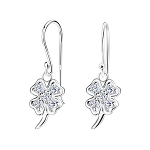 Wholesale Silver Clover Earrings