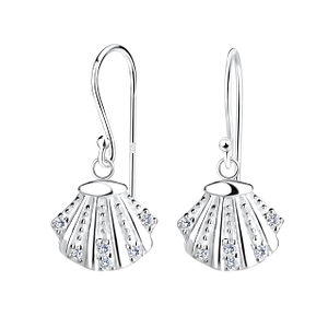 Wholesale Silver Shell Earrings