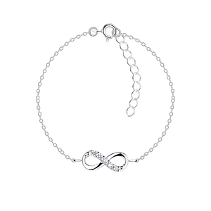 Wholesale Silver Infinity Bracelet
