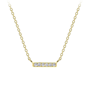 Wholesale Silver Bar Necklace