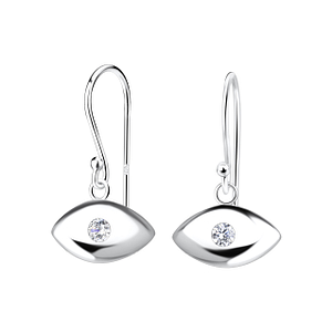 Wholesale Silver Evil Eye Earrings