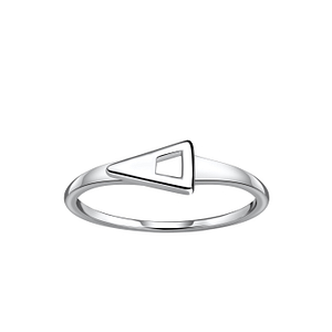 Wholesale Silver Triangle Ring