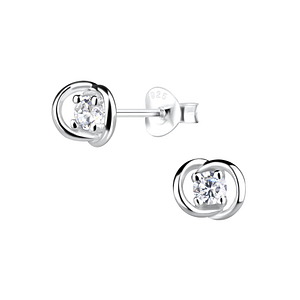 Wholesale Silver Geometric Stud Earrings