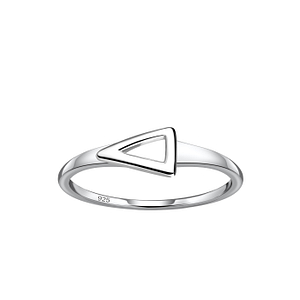 Wholesale Silver Triangle Ring