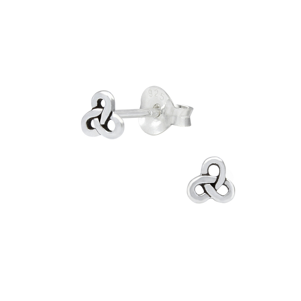 Wholesale Silver Celtic Knot Stud Earrings