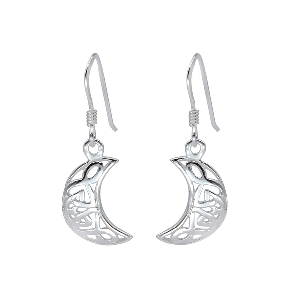 Wholesale Silver Moon Earrings