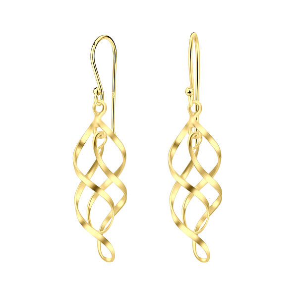 Wholesale Silver Spiral Earrings