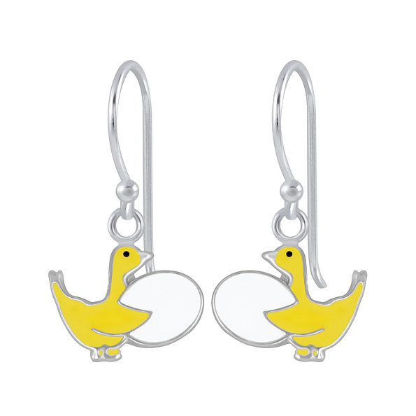 Wholesale Silver Goose Earrings