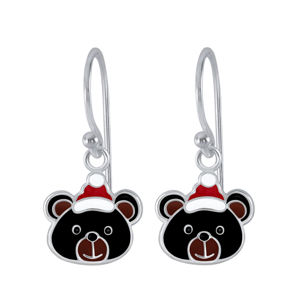 Wholesale Silver Bear Earrings