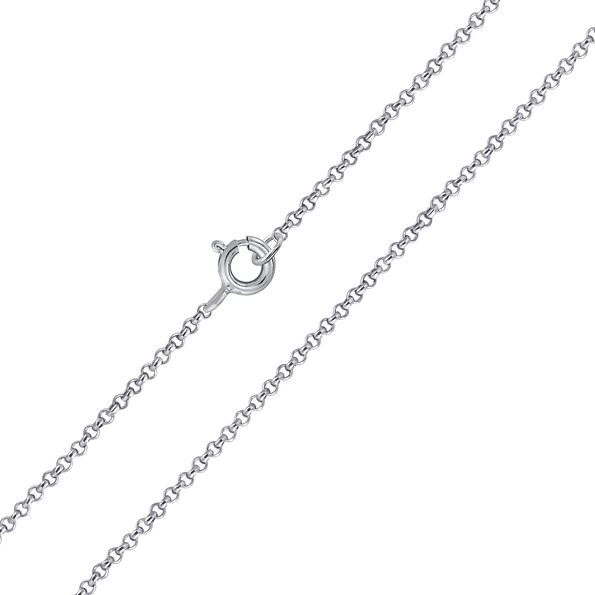 Wholesale 45cm Silver Rolo Chain