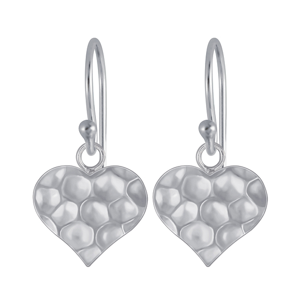 Wholesale Silver Heart Earrings