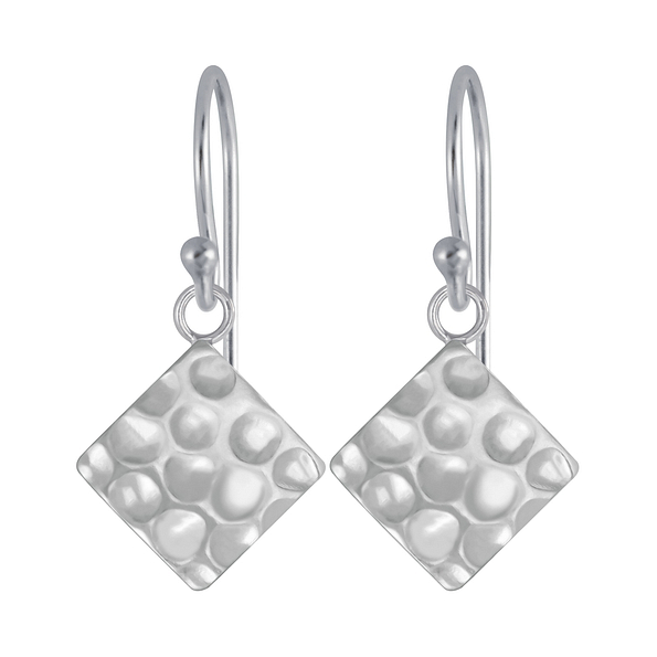 Wholesale Silver Square Earrings