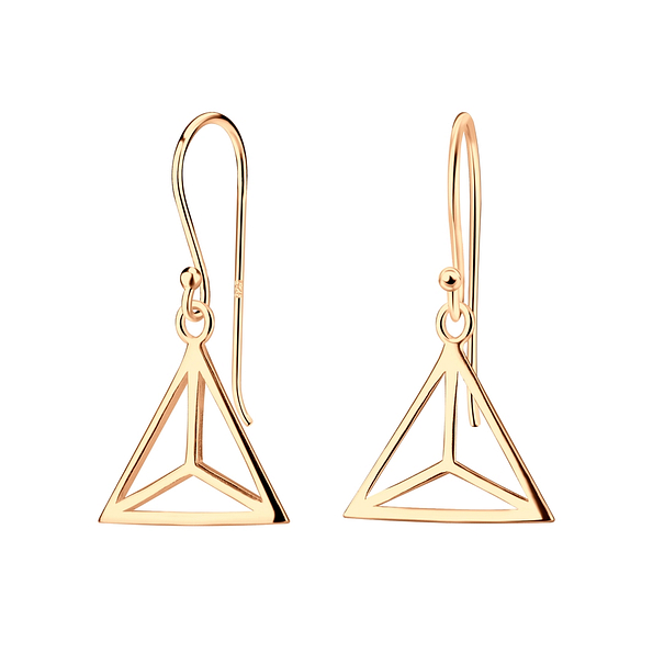 Wholesale Silver Triangle Earrings